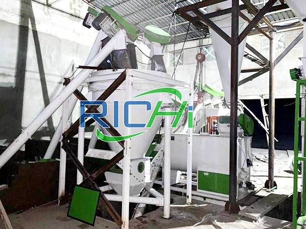 feed mixer machine installation