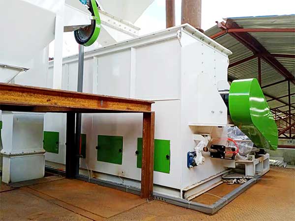 pellet mixer machine installation