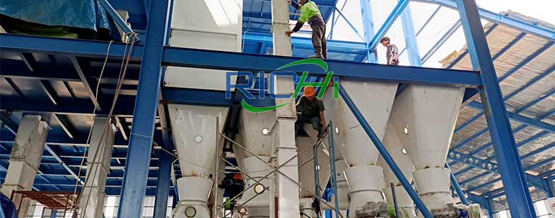 1.5-2 ton fish and shrimp feed mill in Iran