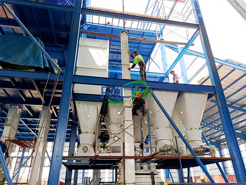 2 T Shrimp Feed Production Line In Indonesia