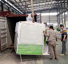 2 ton shrimp feed production line in Indonesia Delivery