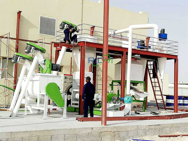 500kg/h floating fish feed production line