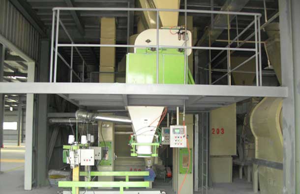 Packing equipment feed line