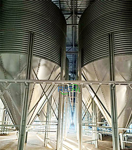 Sinking-Fish-Feed-Mill-Silo-system