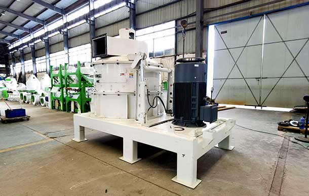 Ultrafine grinders feed line