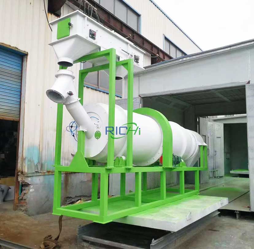 floating fish feed production line spraying machine